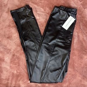 High Waisted Leather Pants